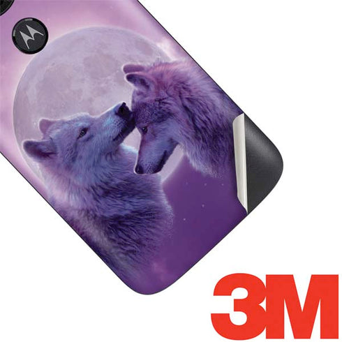 Vincent Hie Loving Wolves Moto E5 Play Skin